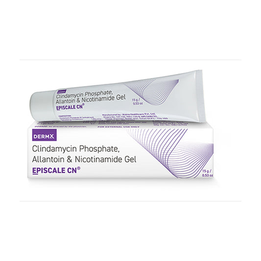 EPISCALE CN® Gel with Clindamycin Phosphate, Allantoin & Niacinamide – 15g