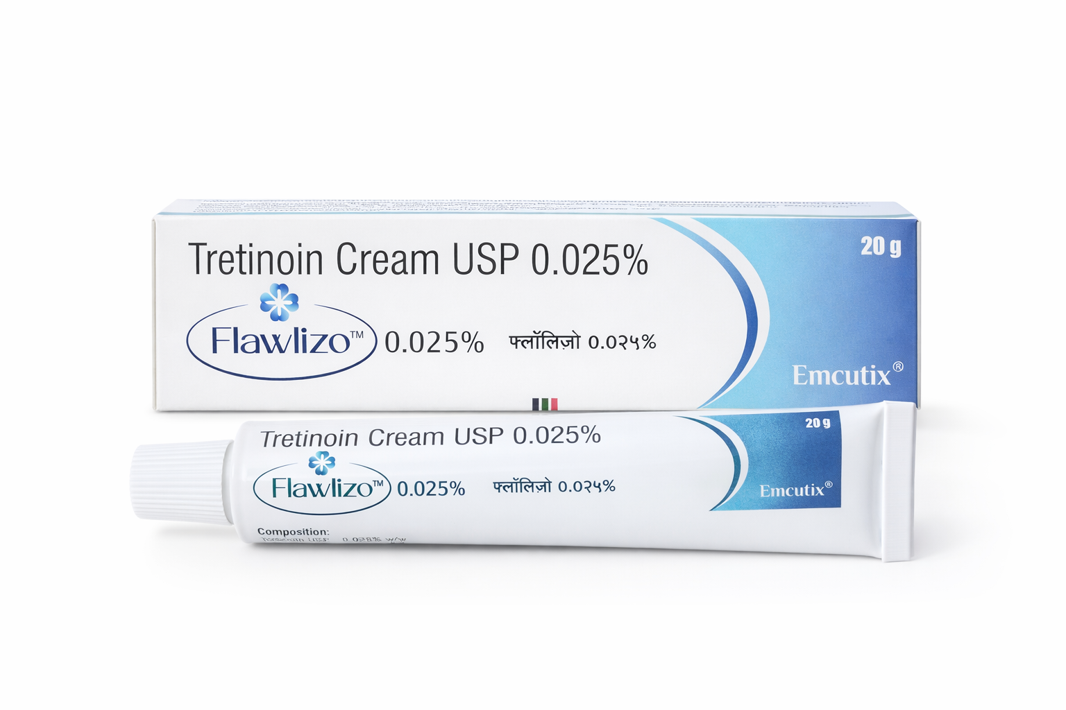 Flawlizo Tretinoin Cream 0.025% 20g
