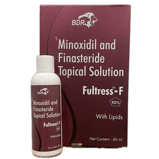 Fultress-F Topical Solution – Minoxidil 10% + Finasteride 0.1%