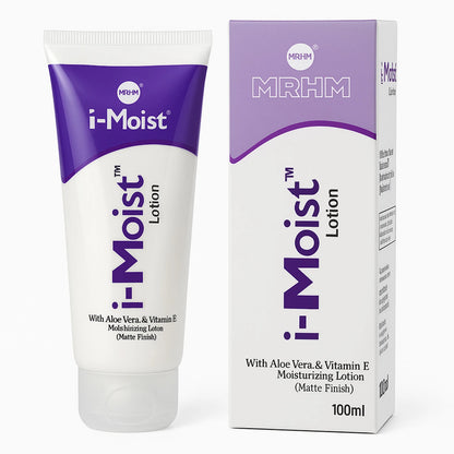 I-Moist™ Lotion | Aloe Vera & Vitamin E Moisturizing Lotion | 100ml (Matte Finish, Non-Greasy)