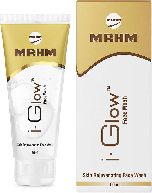 i-Glow™ Face Wash – Skin Rejuvenating Cleanser with Vitamin E & Pine Bark Extract | 60ml