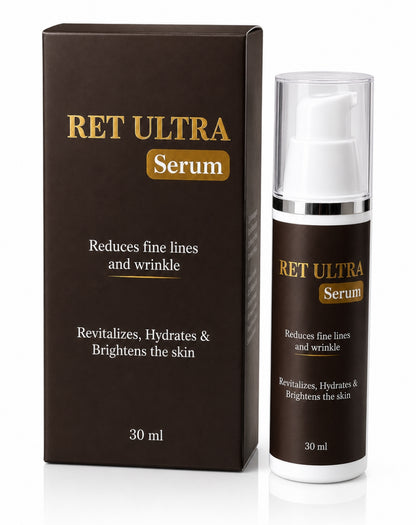 RET ULTRA Serum – Anti-Aging Face Serum for Fine Lines, Wrinkles, Hydration & Skin Brightening | 30ml