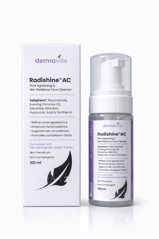Radishine AC Face Cleanser – With Niacinamide, Hyaluronic Acid & Salsphere Technology – 100ml