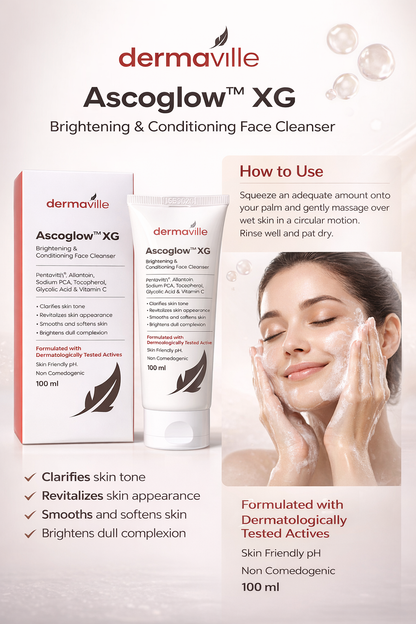 Ascoglow™ XG Brightening & Conditioning Face Cleanser  | 100ml