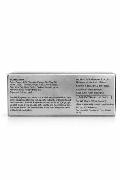 Bactnil Soap – 75g | Germ Protection with Silver Oxide, Triclosan & Shea Butter