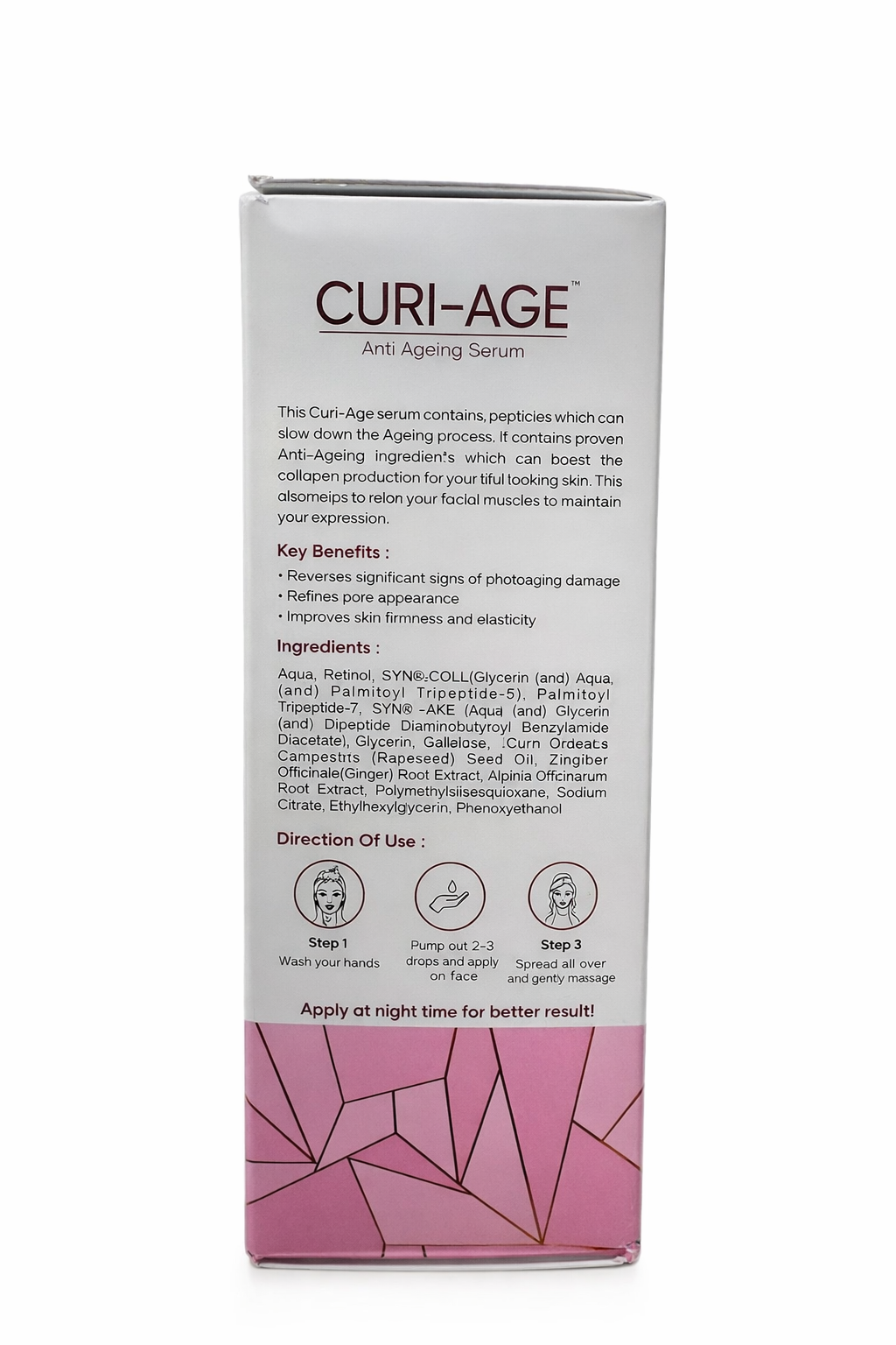 curi-age anti-ageing serum