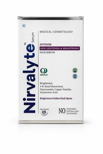 Nirvalyte Intense Skin Lightening & Brightening Face Serum – With Brightenyl, Niacinamide & Copper Peptide – 25ml