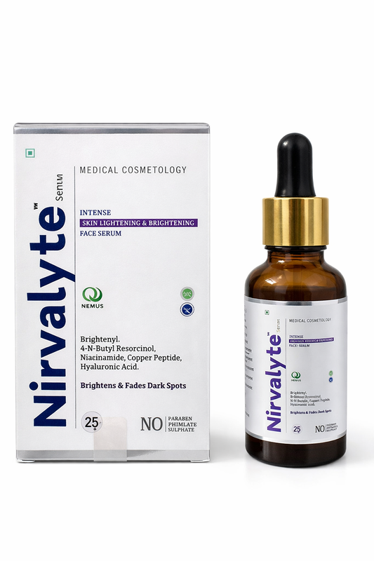 Nirvalyte Intense Skin Lightening & Brightening Face Serum – With Brightenyl, Niacinamide & Copper Peptide – 25ml