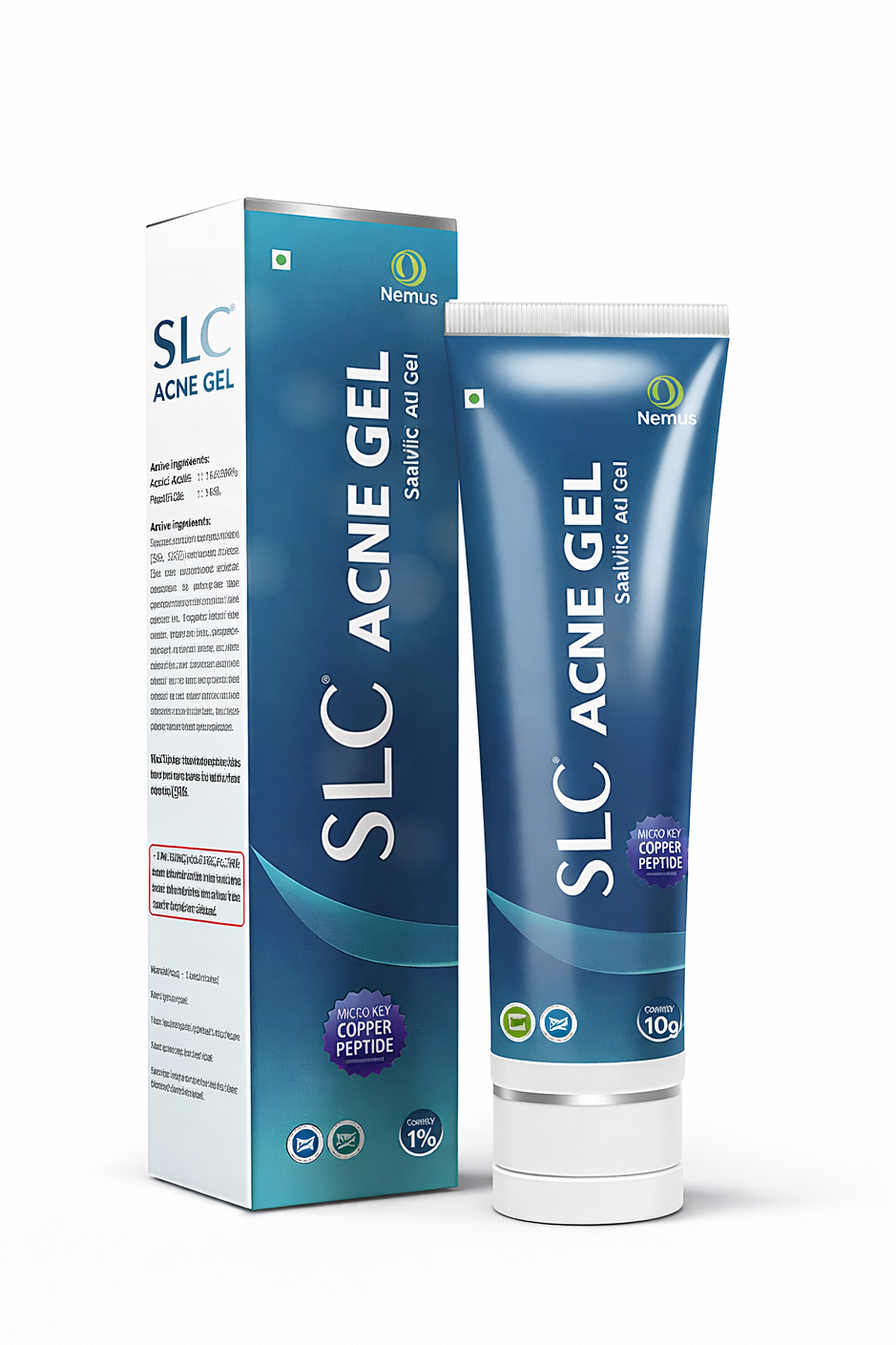 slc acne gel – salicylic acid & copper peptide formula