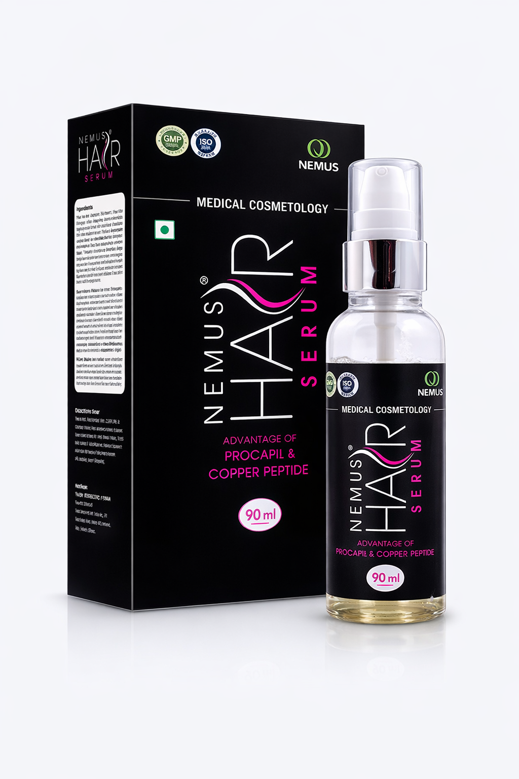 nemus hair serum – with procapil & copper peptide for hair strengthening