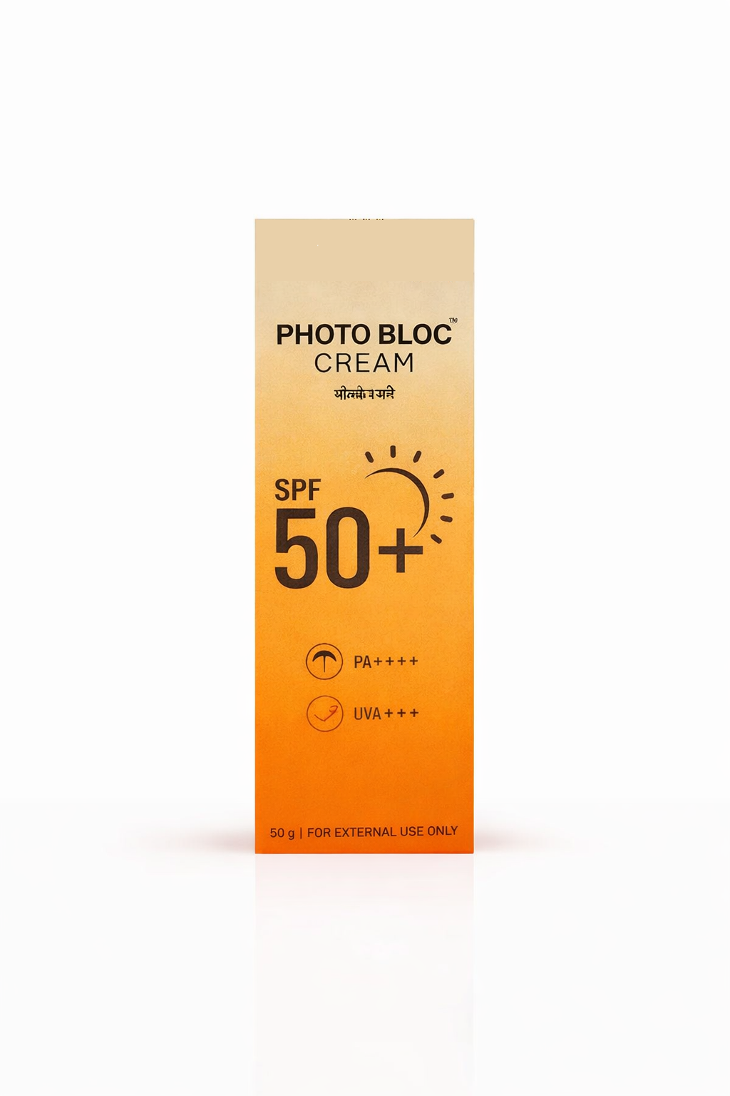 photo bloc cream – broad spectrum sunscreen spf 50+ pa+++ – 50g