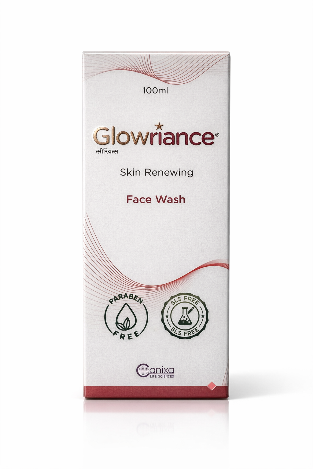 glowriance skin renewing face wash – enriched with glutathione, glycolic acid & tea tree | 100ml