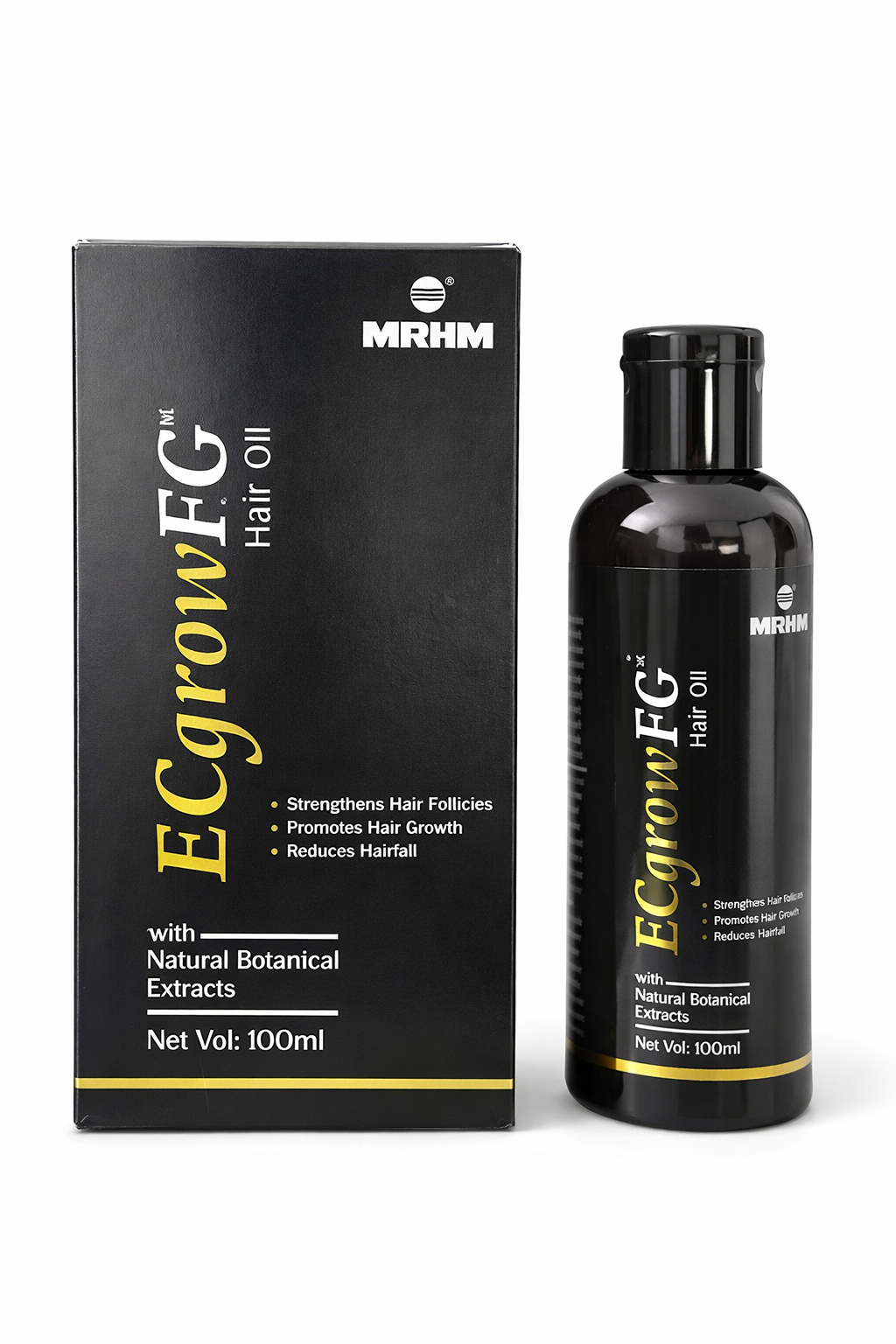 ecgroweg hair oil – hair growth & anti-hair fall oil with natural botanical extracts (100ml)