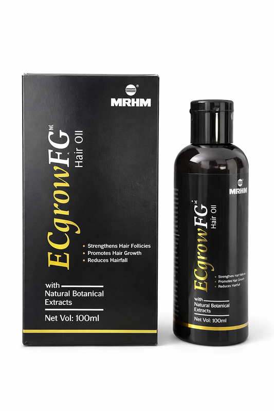 EcgrowEG Hair Oil – Hair Growth & Anti-Hair Fall Oil with Natural Botanical Extracts (100ml)