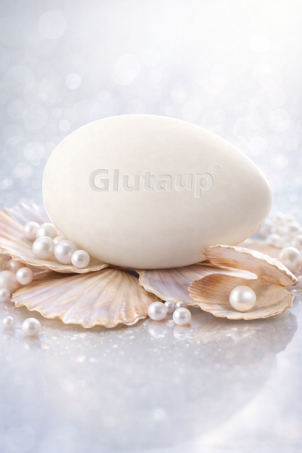 glutaup glutathione & vitamin c soap 110g with aloe vera extract | skin brightening & cleansing bar | for face & body