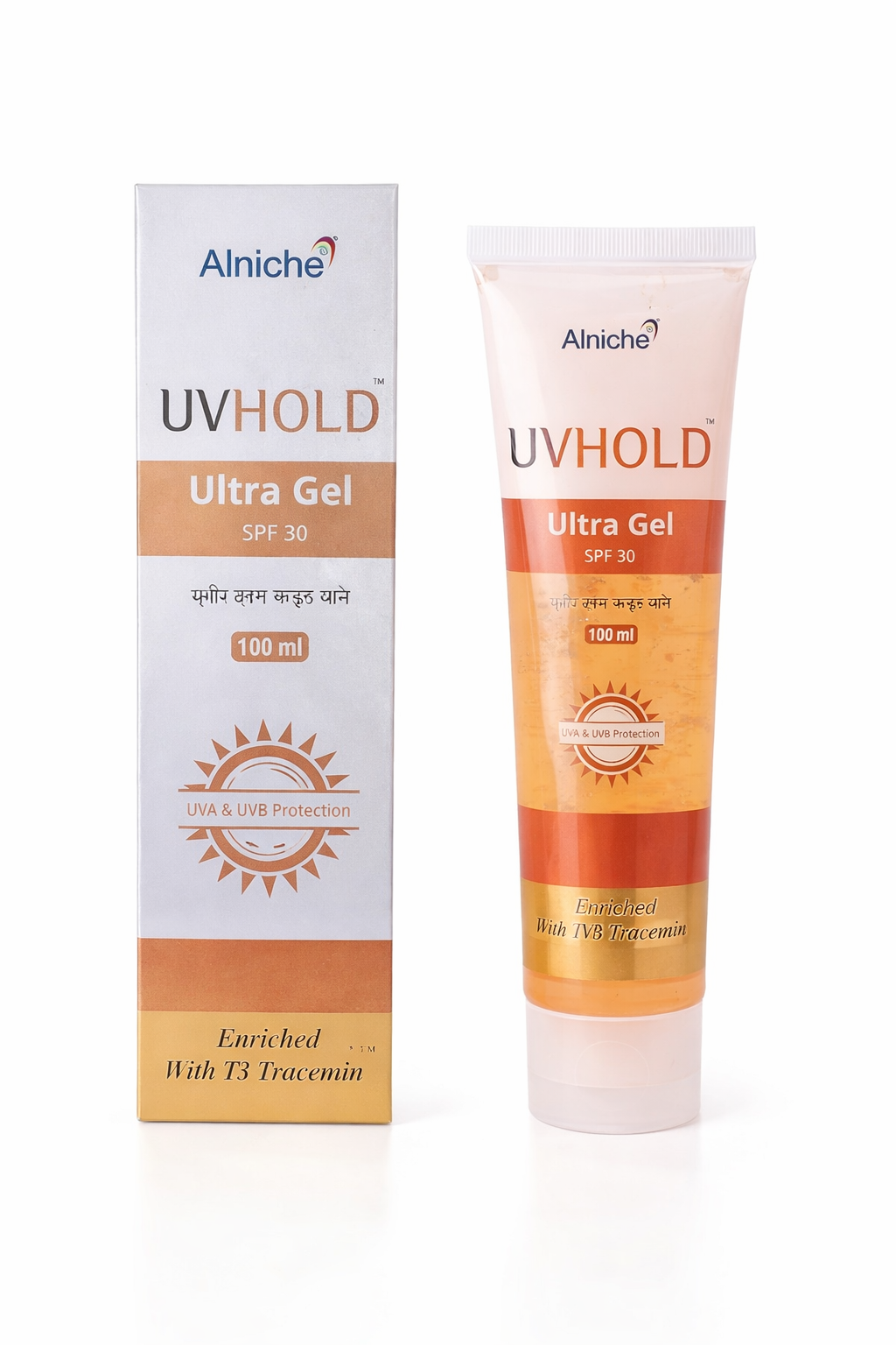 uvhold ultra gel spf 30 (100ml)  broad spectrum uva & uvb protection | sweat-proof | non-greasy | dermatologist recommended