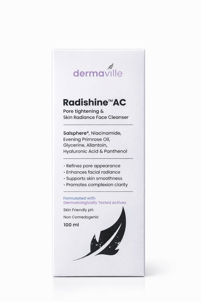 Radishine AC Face Cleanser – With Niacinamide, Hyaluronic Acid & Salsphere Technology – 100ml