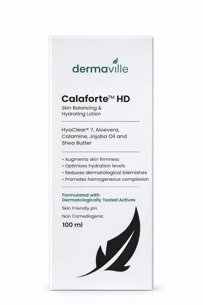 Calaforte™ HD Skin Balancing & Hydrating Lotion with HyaClear® 7, Calamine & Shea Butter – 100 ml