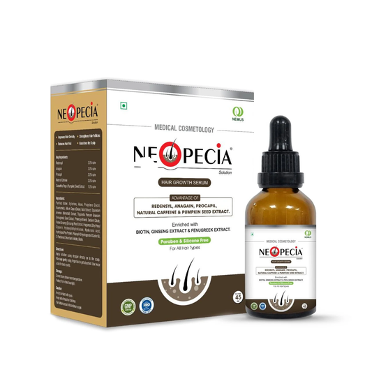Neopecia Hair Growth Serum – Enriched with Redensyl, Anagain, Procapil, Natural Caffeine & Biotin – 45ml