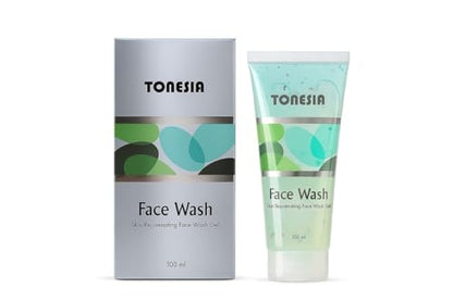 TONESIA Skin Rejuvenating Face Wash Gel – With AHA, BHA & Glutathione
