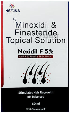 Nexidil™ F 5% Minoxidil Foam – Hair Regrowth Treatment for Women | 60ml