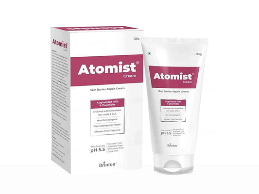 Atomist™ Skin Barrier Repair Cream with 6 Ceramides – pH 5.5 | Fragrance-Free | 50g