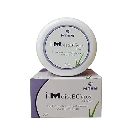i-MoistEC PLUS Cream – Hydrating & Nourishing Cream with Hyaluronic Acid, Aloe Vera & Vitamin E | 50g