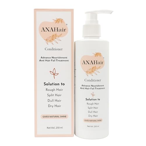 anahair conditioner – anti hair fall & nourishing formula | repairs dry, rough & damaged hair | adds natural shine (250ml)