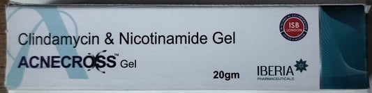 ACNECROSS™ Gel – Clindamycin & Nicotinamide Acne Treatment Gel (20g)
