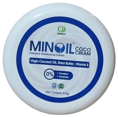 minoil coco cream – virgin coconut oil, shea butter & vitamin e | ph 5.5 | paraben-free