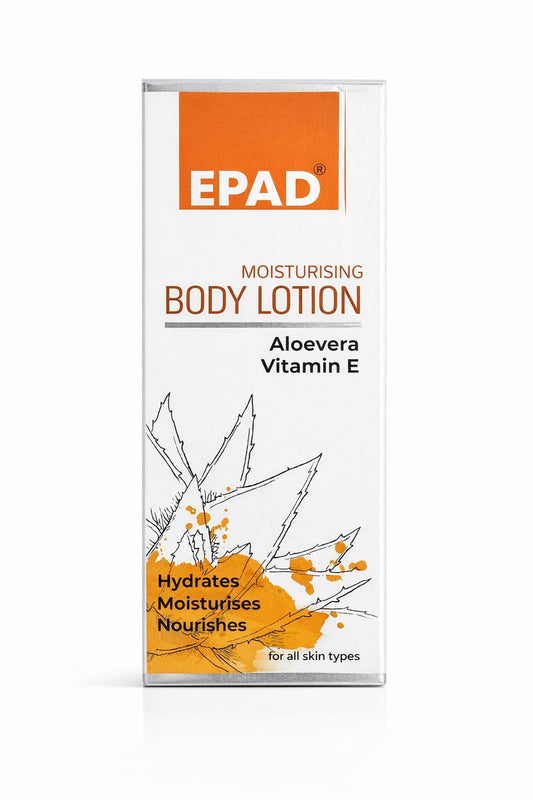 EPAD Moisturising Body Lotion – With Aloe Vera, Vitamin E & Green Apple | 100ml | For All Skin Types