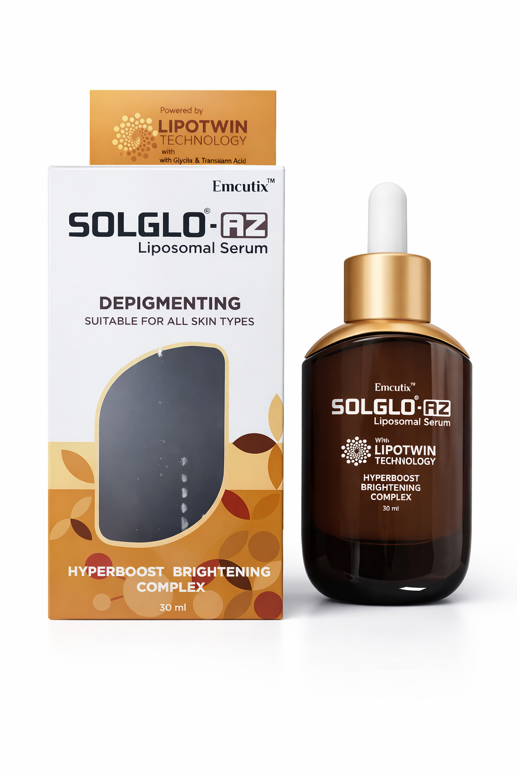solglo-az liposomal serum | advanced skin brightening & repair serum