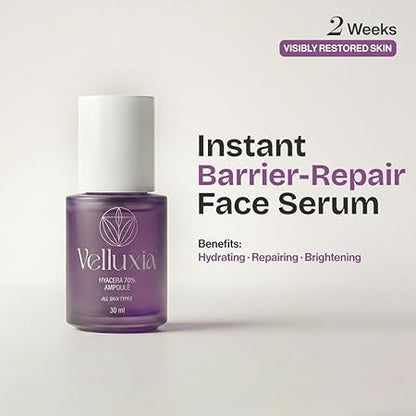 Hycera 70% Ampoule Face Serum with Hyaluronic Complex & Ceramides for Barrier Repair & Deep Hydration – 30 ml