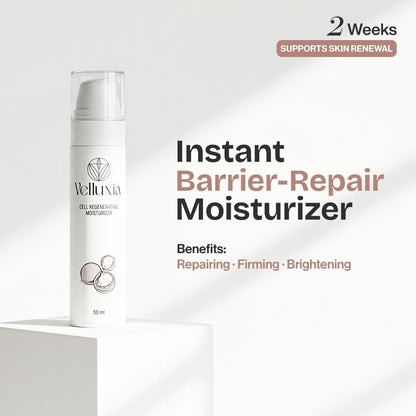 Cell Regenerating Moisturizer with Hyaluronic Acid & Ceramide Complex for Hydrated, Bright & Healthy Looking Skin – 50 ml