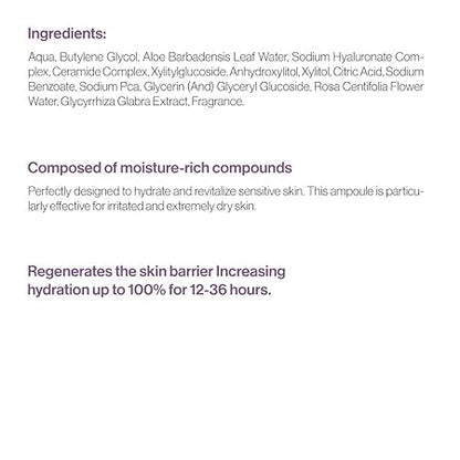 Hycera 70% Ampoule Face Serum with Hyaluronic Complex & Ceramides for Barrier Repair & Deep Hydration – 30 ml