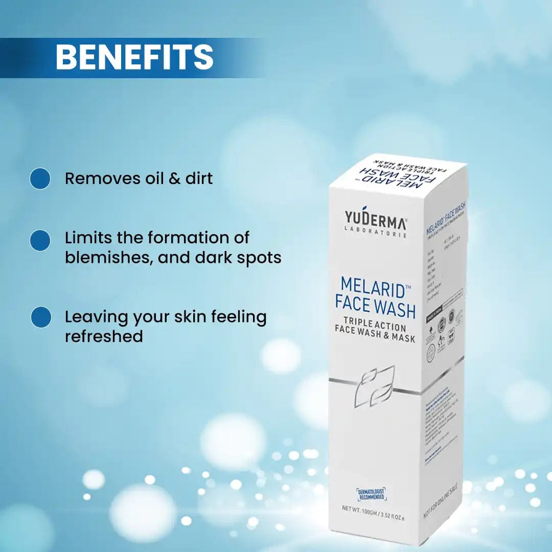 YUDERMA MELARID™ Triple Action Face Wash 
