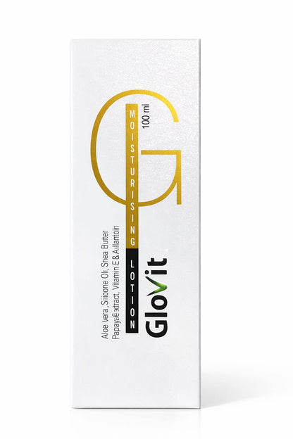 Glovit Moisturising Lotion – 100ml | Aloe Vera, Shea Butter & Vitamin E Lotion for Soft, Hydrated Skin
