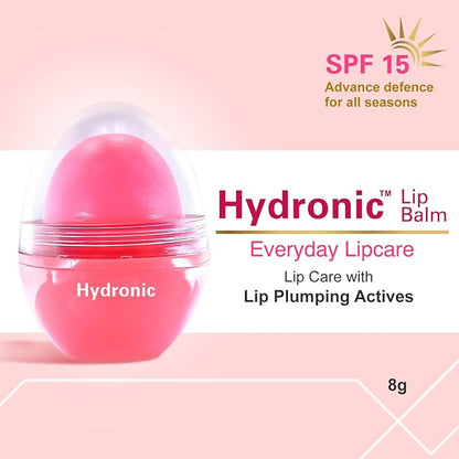 Hydronic™ Balm – Everyday Lipcare with SPF 15 | Enriched with Shea Butter, Jojoba & Almond Oil | 8g