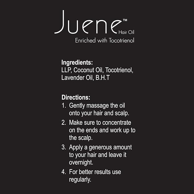 Juene Hair Oil | Tocotrienol Enriched Hair Nourishment | 100ml