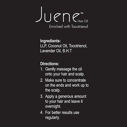 Juene Hair Oil | Tocotrienol Enriched Hair Nourishment | 100ml