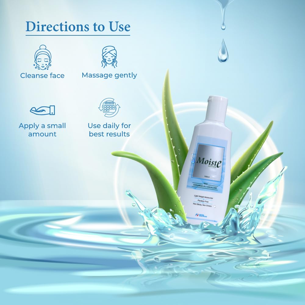 moiste lotion – lightweight moisturizer with ceramide iii & squalane
