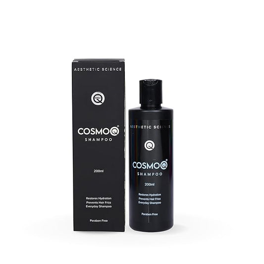 COSMOQ Shampoo by Aesthetic Science – Hydrating & Frizz-Control Everyday Shampoo | 200ml | Paraben-Free