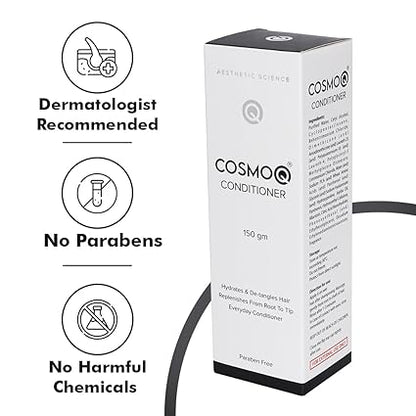 COSMOQ Conditioner – Hydrating & Everyday Hair Care Formula (150 gm)