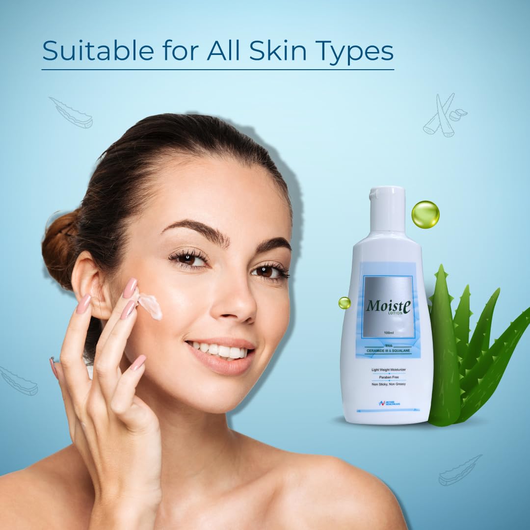 moiste lotion – lightweight moisturizer with ceramide iii & squalane