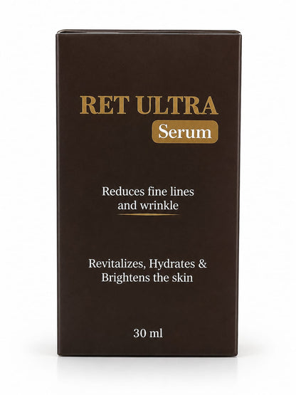 RET ULTRA Serum – Anti-Aging Face Serum for Fine Lines, Wrinkles, Hydration & Skin Brightening | 30ml