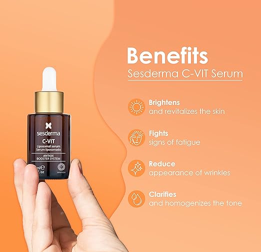Sesderma C-VIT Liposomal Serum - Antiox Booster System for All Skin Types (30 ml)