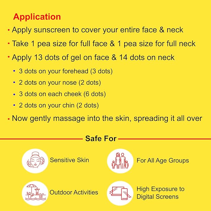 Solasafe Sportz Physical Sunscreen Gel SPF 50+ – Powerful Protection Against Infrared & Blue Light