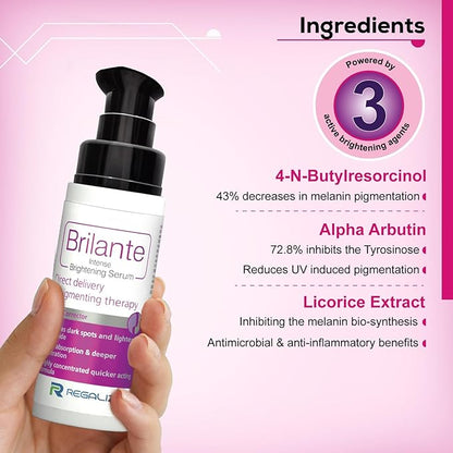 Brilante Intense Brightening Serum – Direct Depigmenting Therapy for Dark Spots & Uneven Skin Tone