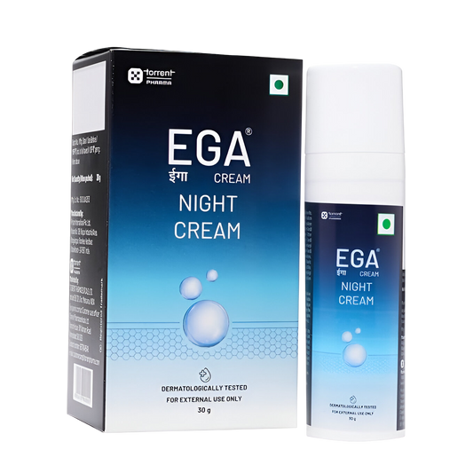 EGA Night Cream – MultiSal Retinol Technology | Minimizes Wrinkles & Age Spots | 30g
