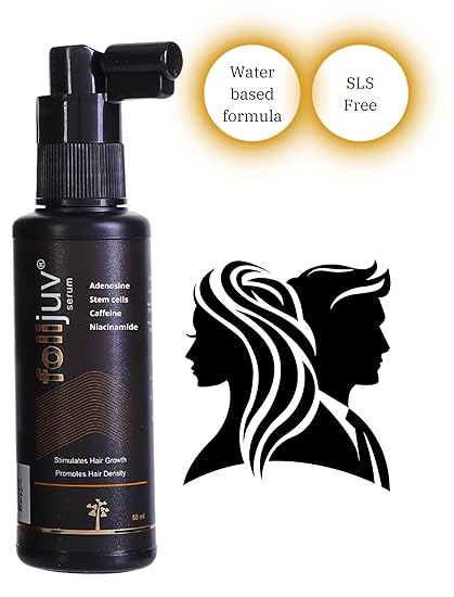 Folijuv Hair Growth Serum | Powered by Stem Cells, Adenosine & Niacinamide | 60ml